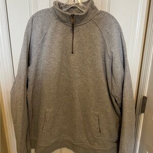 Carhartt Gray Quarter Zip Men's Sweatshirt